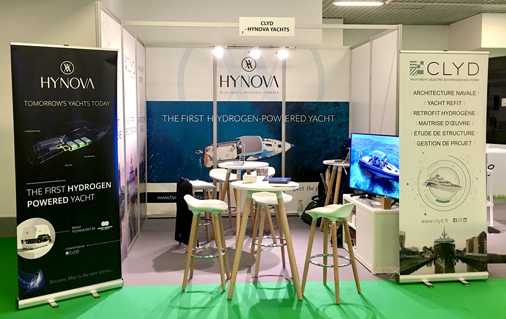 Stand CLYD et HYNOVA YACHTS au salon Ever Monaco 2020